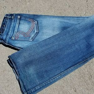Rock and Republic rainbow pocket jeans 25
